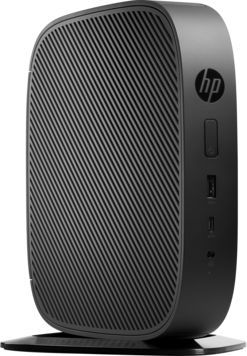 Тонкий Клиент HP Flexible t530 slim GX-215JJ (1.5)/4Gb/SSD8Gb/R2E/HP Smart Zero 32/GbitEth/WiFi/BT/45W/клавиатура/мышь/черный