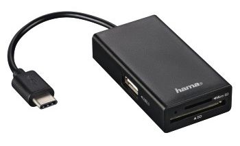 Разветвитель USB-C Hama 3порт. черный (00054144)