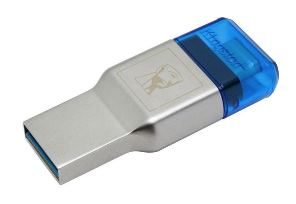 Устройство чтения карт памяти USB3.0 Kingston MobileLite Duo 3C серебристый