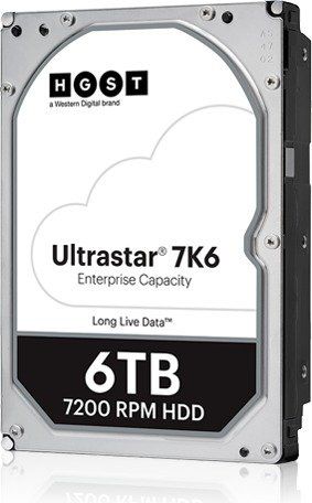 Жесткий диск HGST SATA-III 6Tb 0B36039 HUS726T6TALE6L4 Ultrastar 7K6 (7200rpm) 256Mb 3.5"