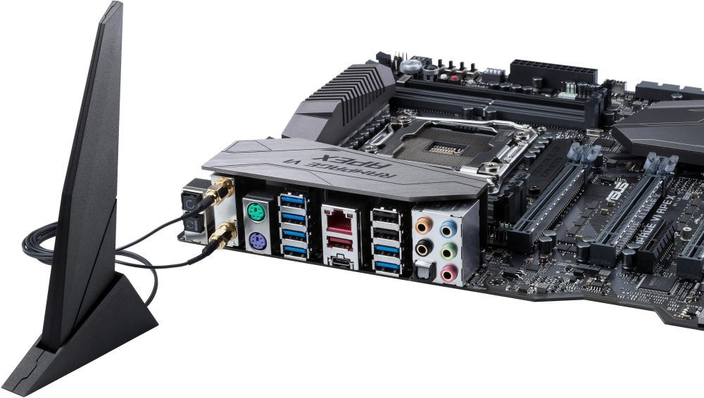 Материнская плата Asus ROG RAMPAGE VI APEX Soc-2066 Intel X299 4xDDR4 ATX AC`97 8ch(7.1) GbLAN RAID