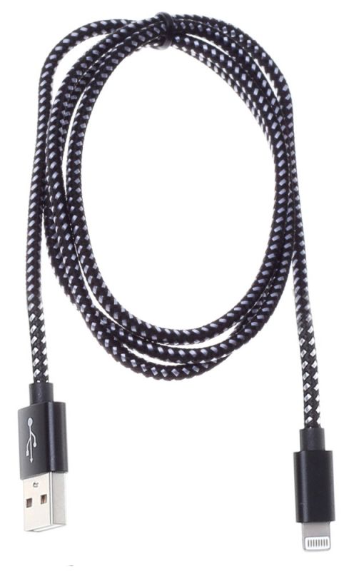 Кабель Buro Lightning-USB 2.0 черный 1м для Apple iPhone 5/5c/5S/6/6+/6s/6s+/SE/7/7+/8/8+/X для Apple iPad 4/mini/Air (BHP RET LGHT-B-BR)