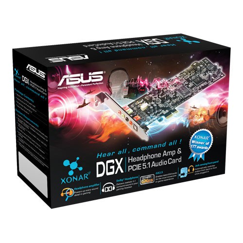 Звуковая карта Asus PCI-E Xonar DGX (С-Media Oxygen СMI8786) 5.1 Ret