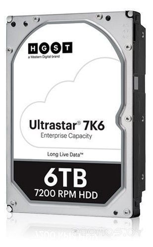Жесткий диск HGST SAS 3.0 6Tb 0B36047 HUS726T6TAL5204 Ultrastar 7K6 (7200rpm) 256Mb 3.5"