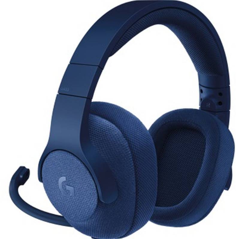 Наушники с микрофоном Logitech G433 TRIPLE синий 2м мониторы оголовье (981-000687)