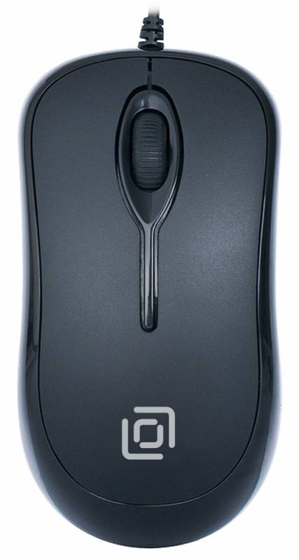 Мышь Oklick 285M черный оптическая (1000dpi) USB (2but)