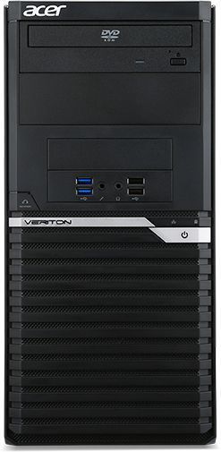 ПК Acer Veriton M2640G MT i5 7500 (3.4)/8Gb/1Tb 7.2k/HDG630/DVDRW/Windows 10 Professional/GbitEth/500W/клавиатура/мышь/черный