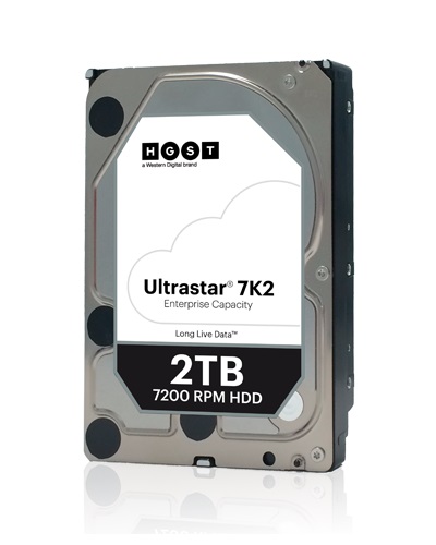 Жесткий диск HGST SATA-III 2Tb 1W10002 HUS722T2TALA604 Ultrastar 7K2 (7200rpm) 128Mb 3.5"