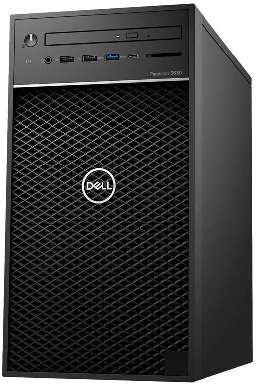 ПК Dell Precision 3630 MT Xeon E3 2174G (3.8)/8Gb/SSD256Gb/UHDG P630/DVDRW/CR/Windows 10 Professional 64/GbitEth/460W/черный