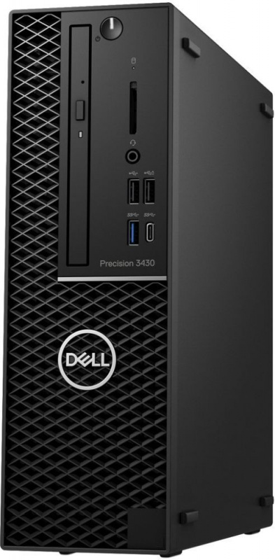 ПК Dell Precision 3430 SFF Xeon E3 2124G (3.4)/8Gb/1Tb 7.2k/UHDG P630/DVDRW/Windows 10 Professional/GbitEth/260W/клавиатура/мышь/черный