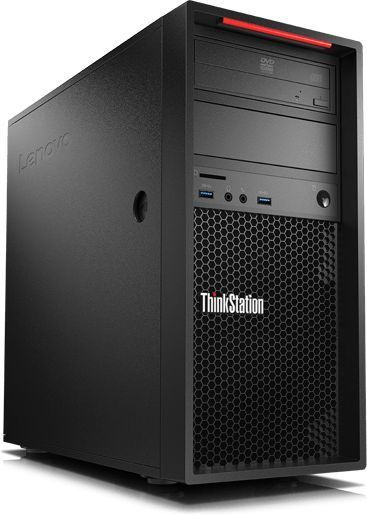 ПК Lenovo ThinkStation P320 MT Xeon E3 1225v6 (3.3)/8Gb/1Tb 7.2k/HDGP630/DVDRW/CR/Windows 10 Professional/GbitEth/250W/черный