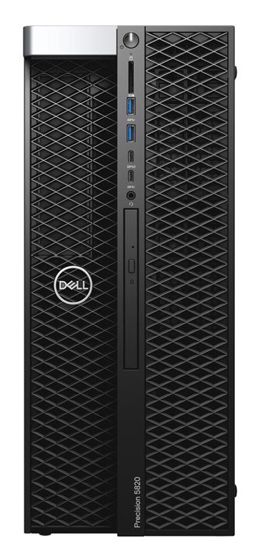 ПК Dell Precision T5820 MT Xeon W-2123 (3.6)/16Gb/2Tb 7.2k/DVDRW/Windows 10 Professional Single Language 64 +W10Pro/GbitEth/950W/клавиатура/мышь/черный